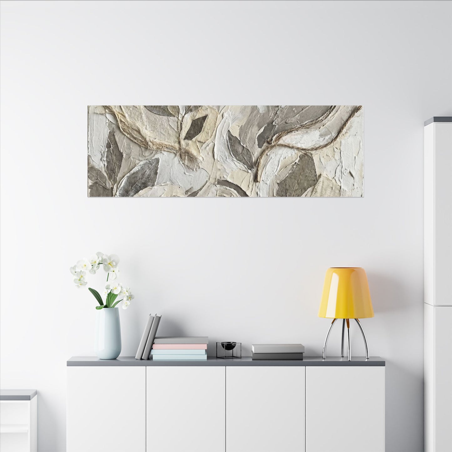 Japandi Textured Canvas Art