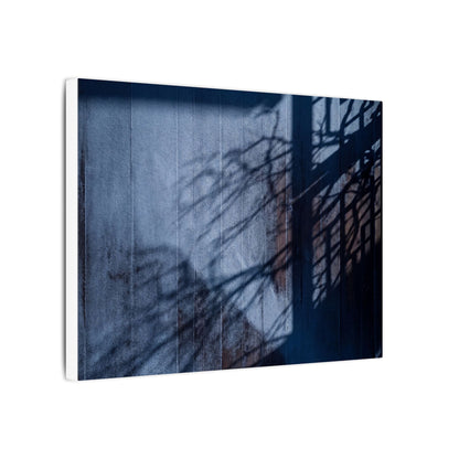 Shadow Play Moody Minimal Canvas Art | Moody Dark Japandi Art
