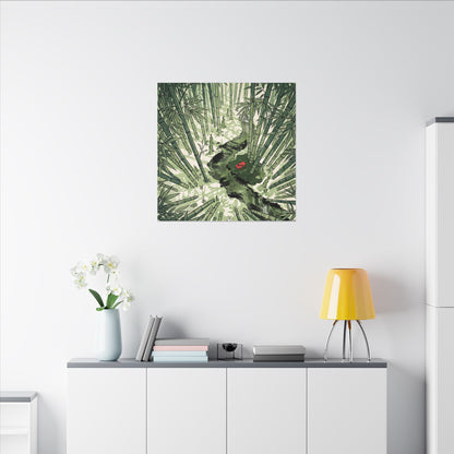 Peaceful Bamboo Grove Canvas Art - Ukiyo E Inspired Zen