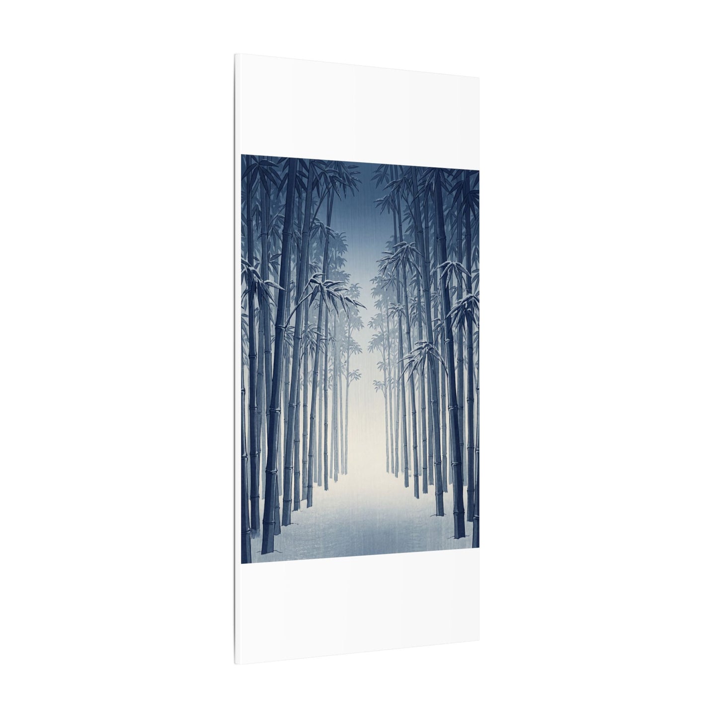 Bamboo Grove Canvas Art | Winter Zen Ukiyo E Inspired Art