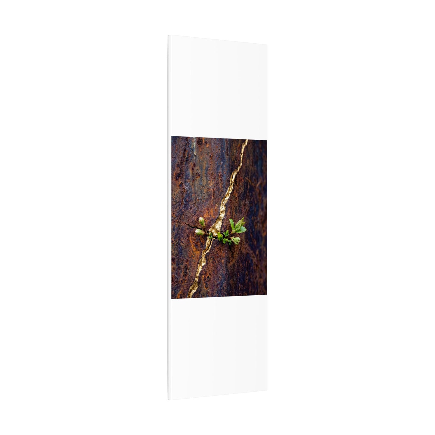 Overcast Rust Patina Canvas Art - Kintsugi Datsuzoku