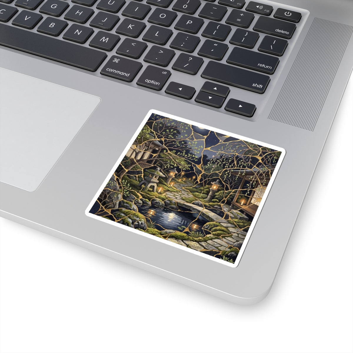 Candlelight Moonlit Garden Sticker - Kintsugi Shibui