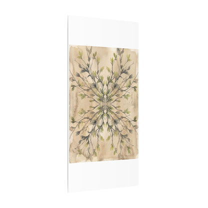 Shibui Shadow Play Canvas Art - Japandi Watercolor