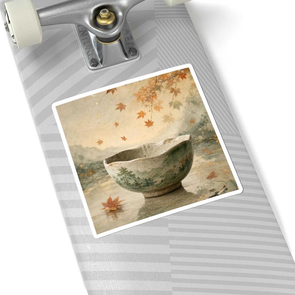 Datsuzoku Ceramic Bowl Sticker - Japandi Watercolor