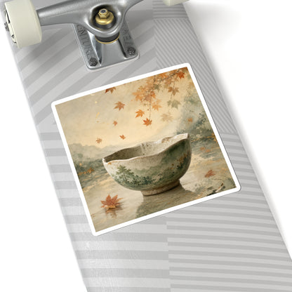 Datsuzoku Ceramic Bowl Sticker - Japandi Watercolor