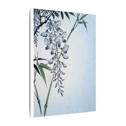 Zen Wisteria in Moonlight | Ukiyo E Inspired Canvas Art
