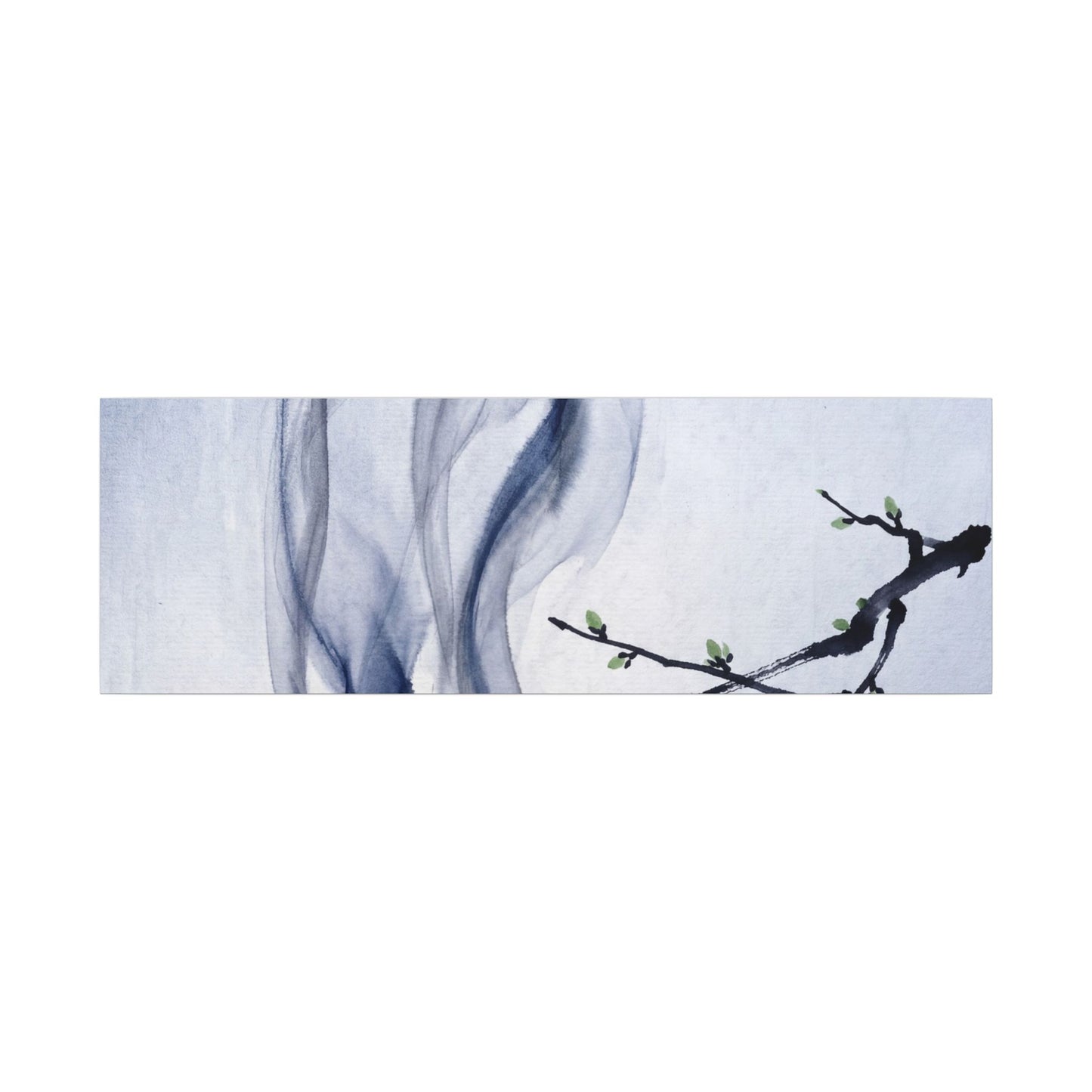 Incense Smoke Spring Canvas Art | Zen Tranquil Design