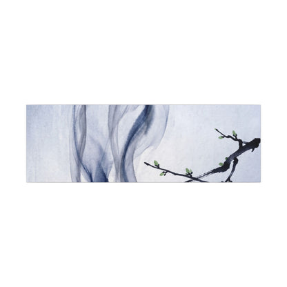 Incense Smoke Spring Canvas Art | Zen Tranquil Design
