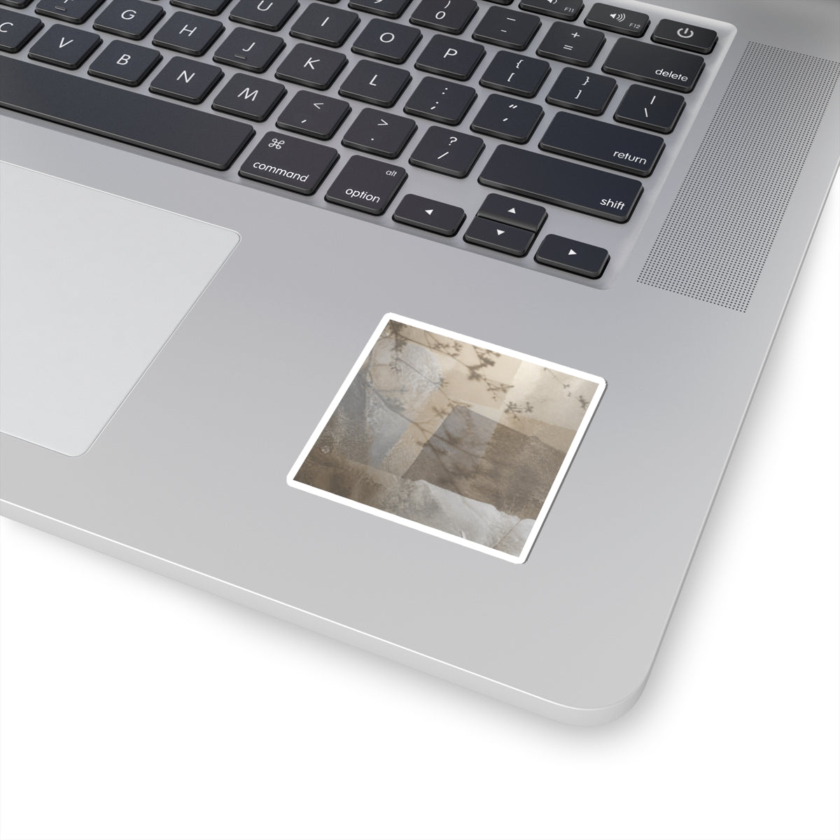Shadow Play Sticker | Winter Japandi Texture Art