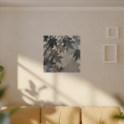 Shadow Play Texture Canvas Art | Cozy Japandi Art