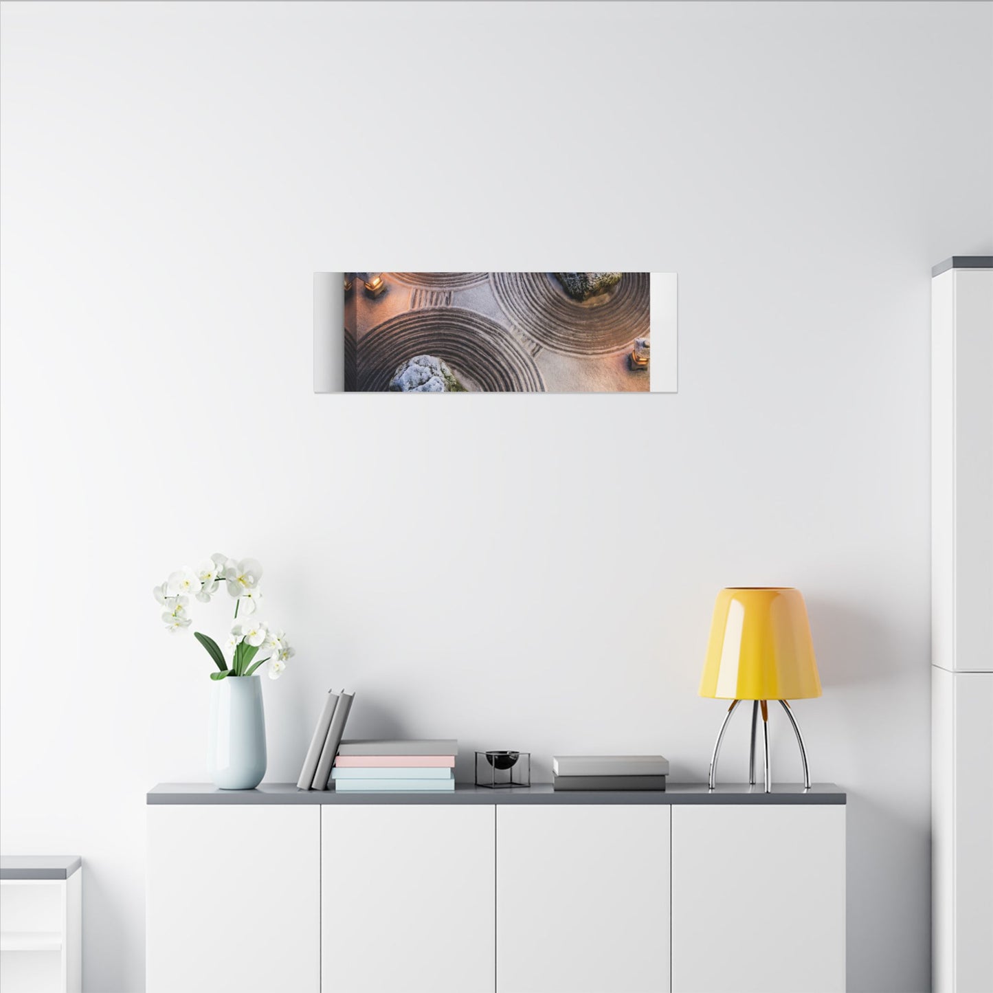 Candlelight Rock Garden Canvas Art - Japandi Ma