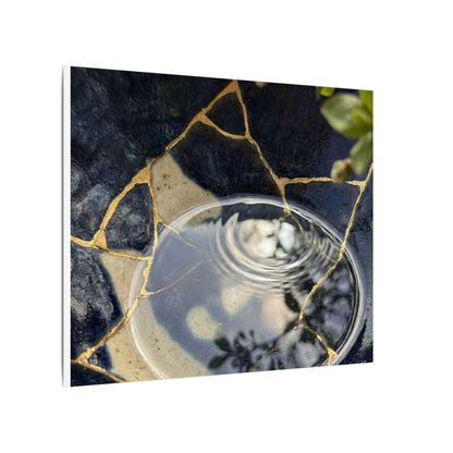 Water Ripple Spring Canvas Art | Kintsugi Beautiful Design