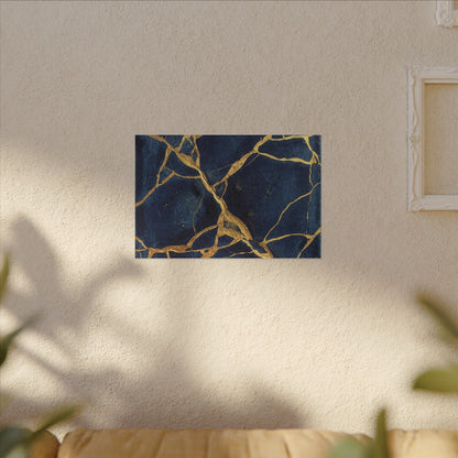 Kintsugi Crackle Canvas Art