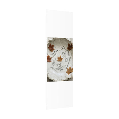 Ceramic Bowl Autumn Canvas Art | Japandi Elegant Design