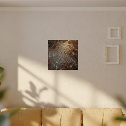Artful Water Ripple Canvas Art - Gold Vein Kintsugi