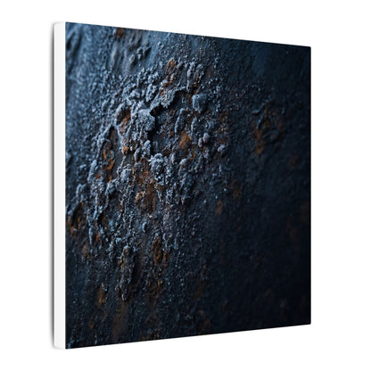 Rust Patina Canvas Art | Winter Dark Japandi Shadow Zen Art