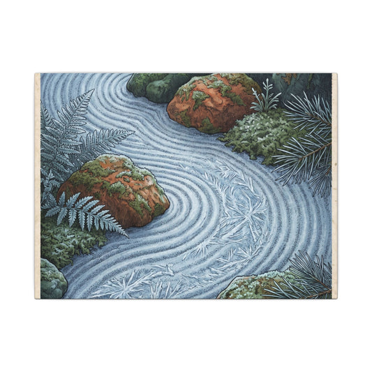 Rock Garden Vintage Botanical Canvas Art | Enchanting Cottagecore Art Art Print
