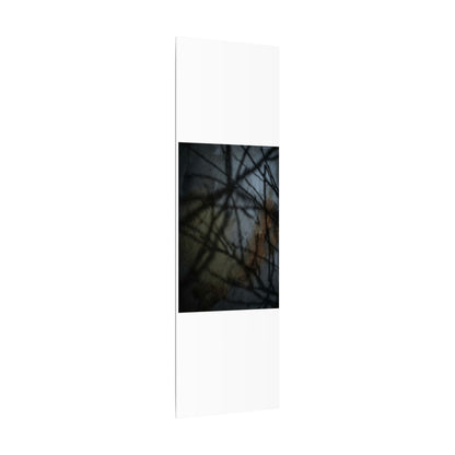 Shadow Play Dark Texture Canvas Art | Sophisticated Dark Japandi Art