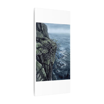 Pine Tree Spring Canvas Art | Japandi Neutral Design