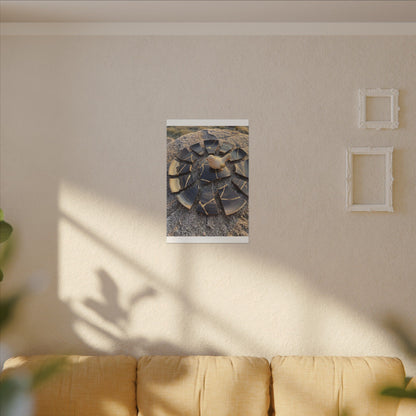 Golden Hour Broken Pottery Canvas Art - Kintsugi Datsuzoku