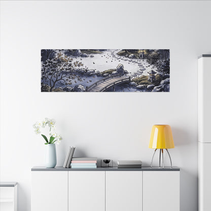 Torii Gate Enso Canvas Art | Contemplative Zen Art