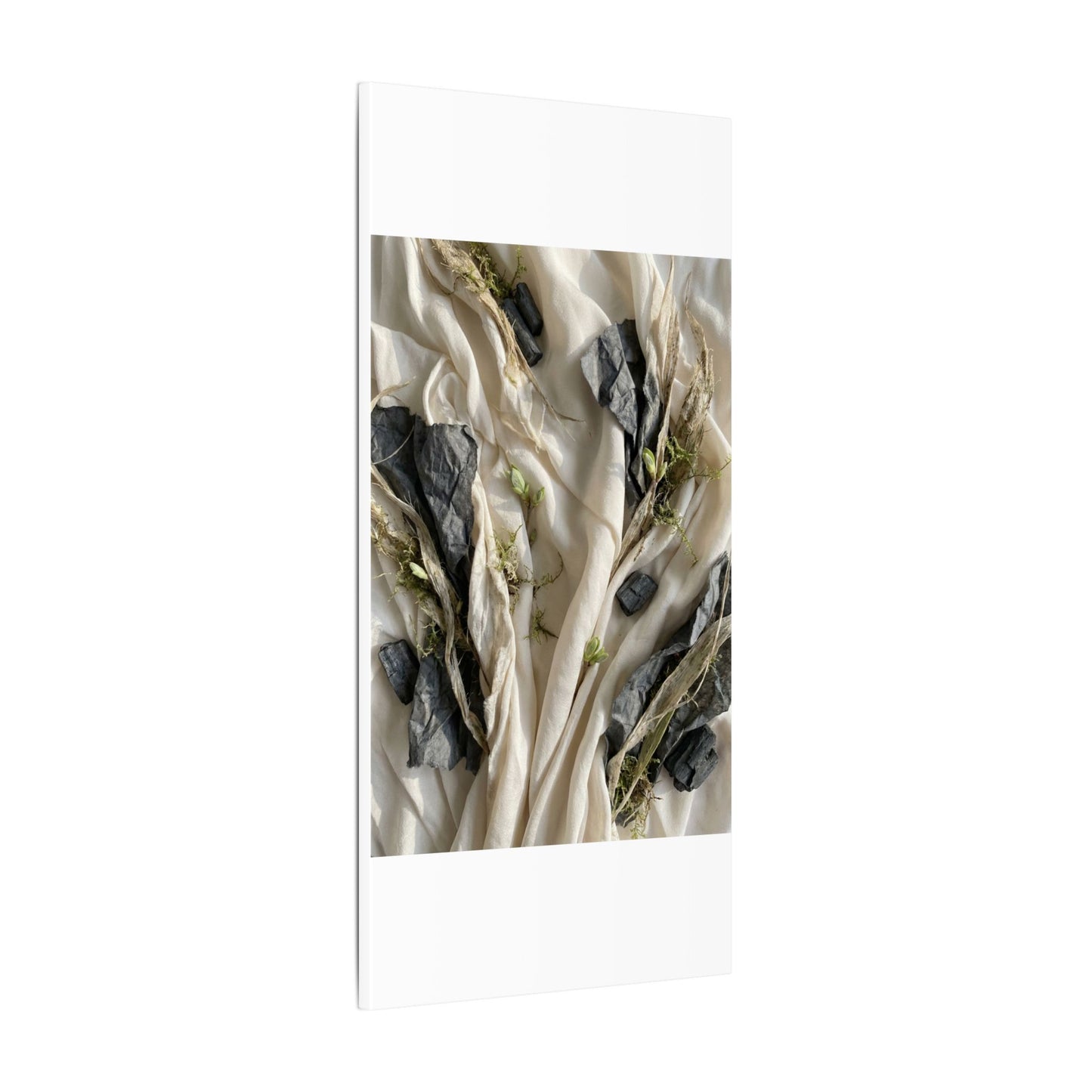 Spring Silk Drape Texture Canvas Art | Warm Decor