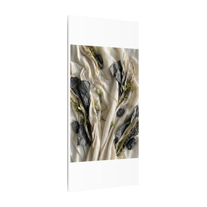 Spring Silk Drape Texture Canvas Art | Warm Decor