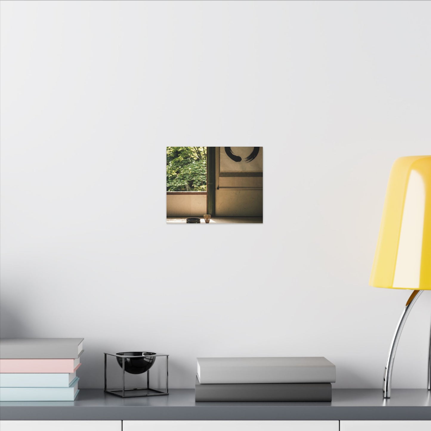 Tea Ceremony Enso Canvas Art | Serene Zen Art