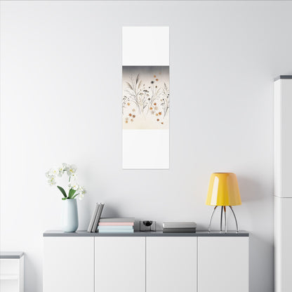 Dawn Dried Flowers Canvas Art - Japandi Kanso