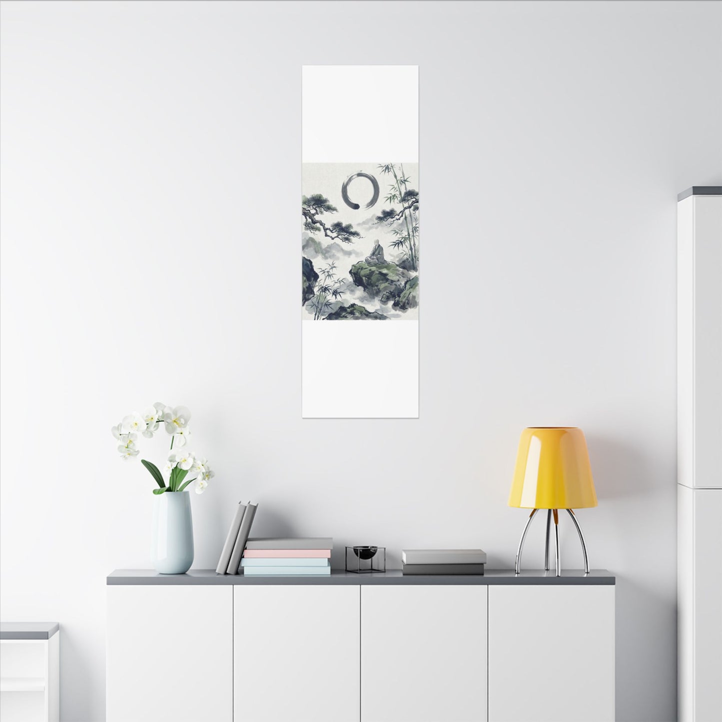 Zen Sumi-e Canvas Art