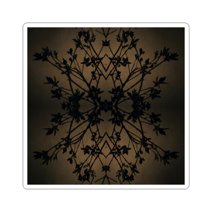 Dark Japandi Shadow Play in Golden Hour | Shadow Zen Sticker