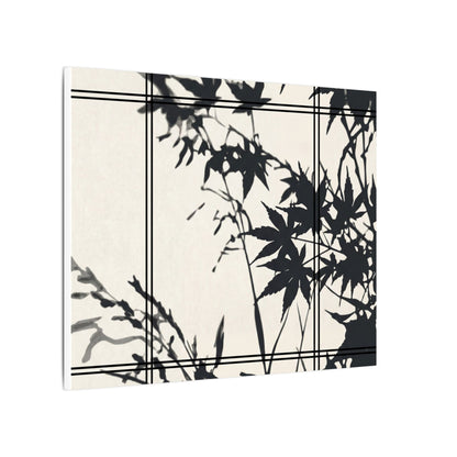 Shoji Screen Canvas Art | Summer Japandi Minimal Line Art