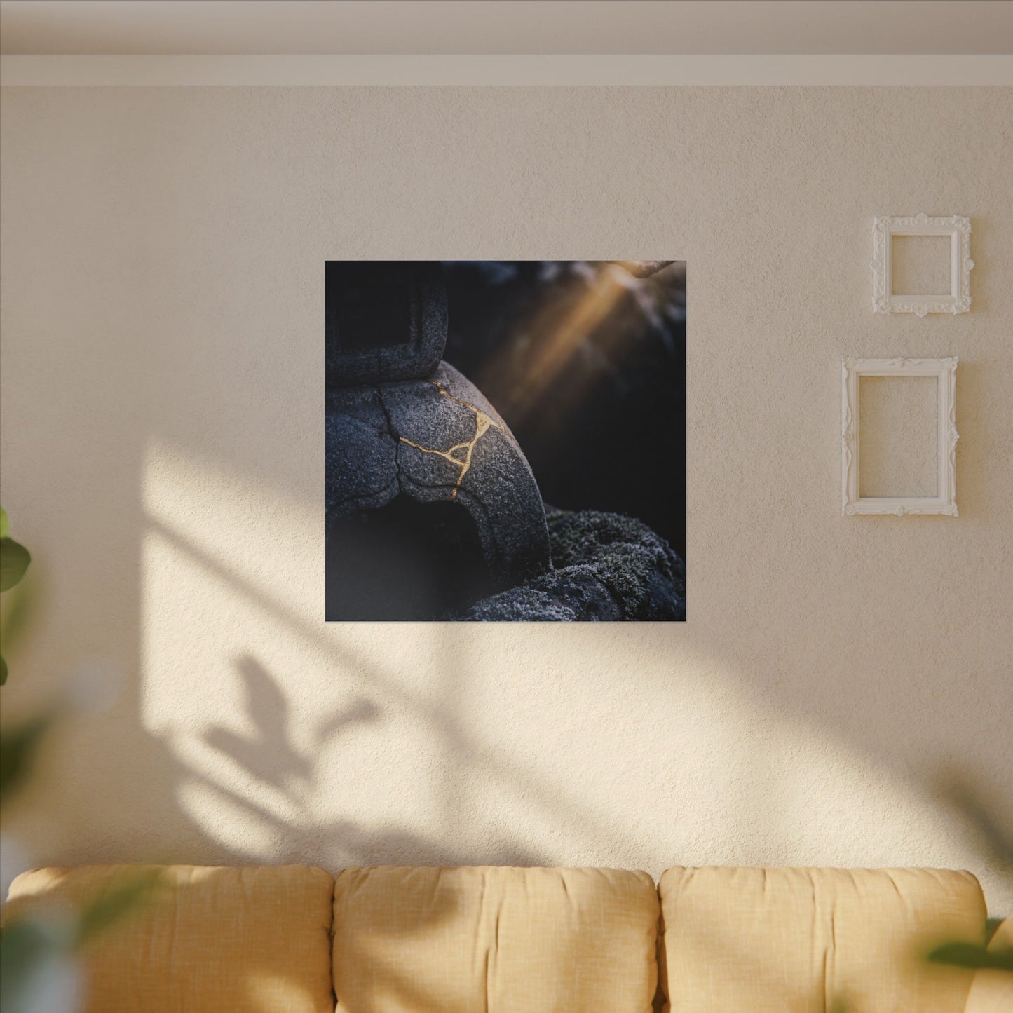 Ma Moonlit Garden Canvas Art - Kintsugi Broken Beauty