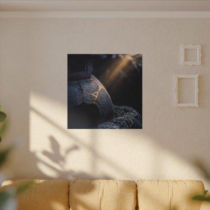 Ma Moonlit Garden Canvas Art - Kintsugi Broken Beauty