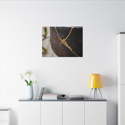 Dawn Tea Ceremony Canvas Art - Kintsugi Mono No Aware