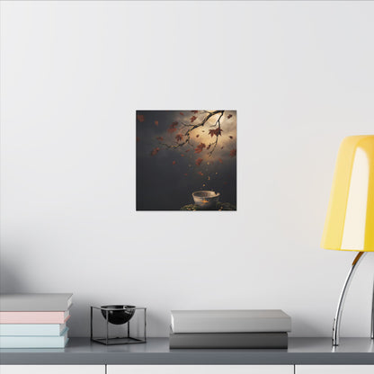 Moonlit Garden Gold Repair Canvas Art | Beautiful Kintsugi Art