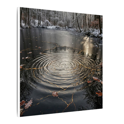 Water Ripple Broken Beauty Canvas Art | Artful Kintsugi Art