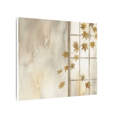 Warm Shoji Screen Canvas Art - Watercolor Japandi