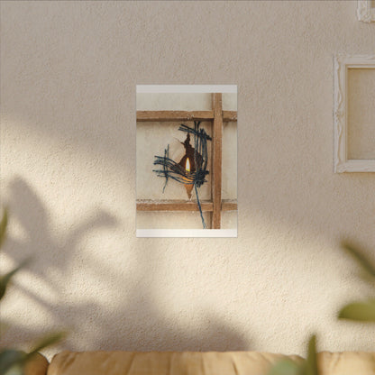 Winter Shoji Screen Broken Beauty Canvas Art | Resilient Decor