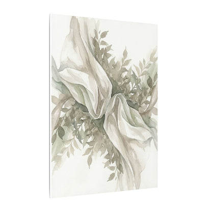 Summer Silk Drape Watercolor Canvas Art | Cozy Decor