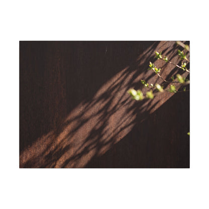 Rust Patina Moody Minimal Canvas Art | Sophisticated Dark Japandi Art