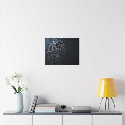 Rust Patina Canvas Art | Winter Dark Japandi Shadow Zen Art