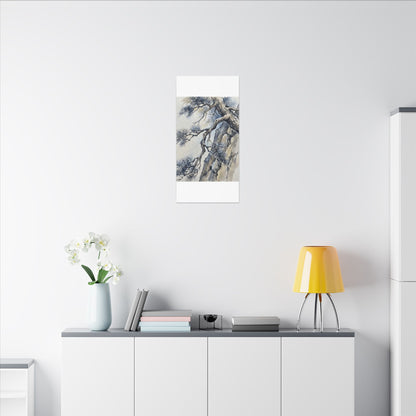 Moonlight Pine Tree Canvas Art - Japandi Seijaku