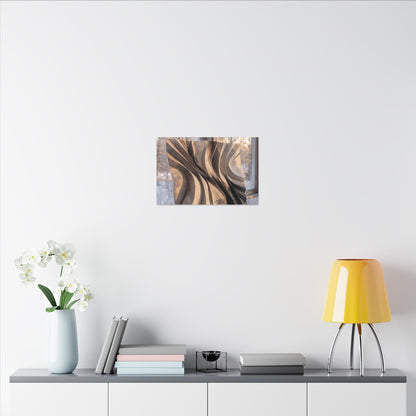 Mono No Aware Paper Fold Canvas Art - Japandi Minimal Line