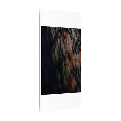 Rust Patina Shadow Zen Canvas Art | Luxurious Dark Japandi Art