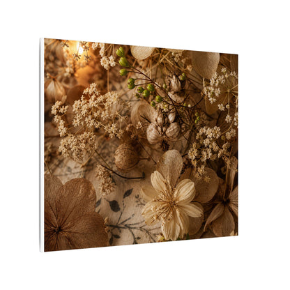 Spring Dried Flowers Japanese Pattern Canvas Art | Earthy Decor