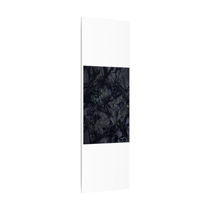 Shadow Play Spring Canvas Art | Dark Japandi Atmospheric Design