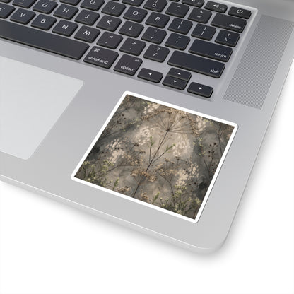 Dried Flowers Sticker | Spring Japandi Japanese Pattern Art