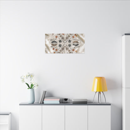 Elegant Silk Drape Canvas Art - Japanese Pattern Japandi