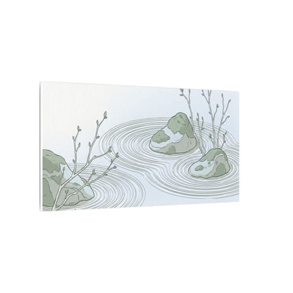 Moonlight Rock Garden Canvas Art - Japandi Ma